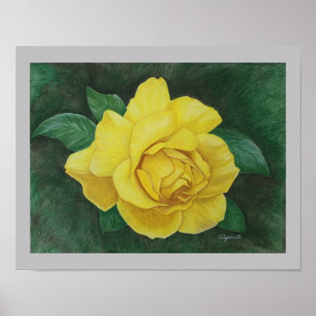 Póster Papel dorado 11"x14" (Frente)