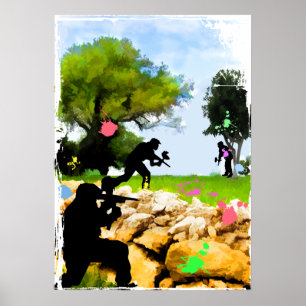 Póster Papel en la primavera