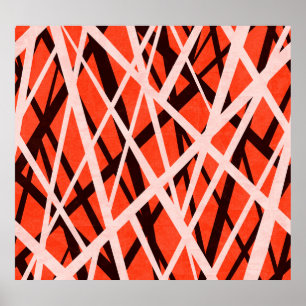 Póster Papel geométrico abstracto: textura de alto nivel