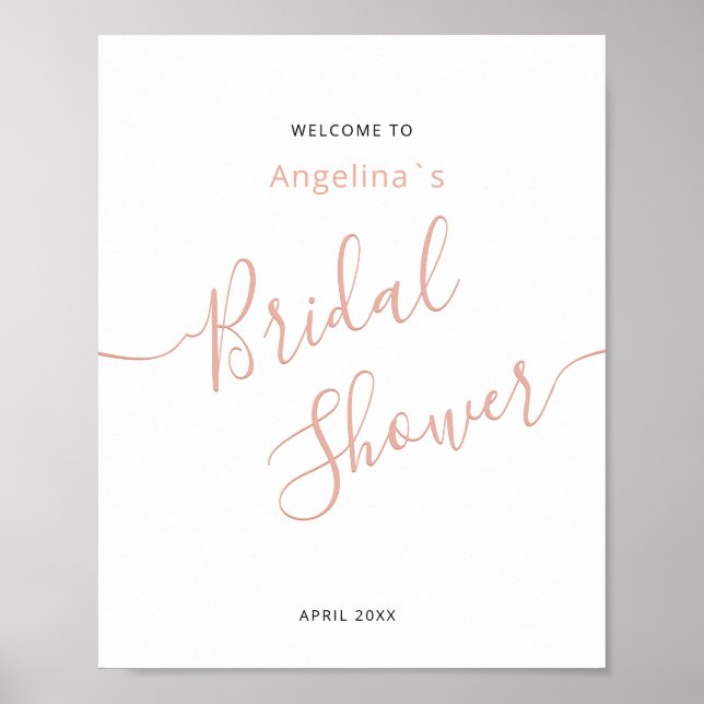 Póster Papel impreso, papel Poster BIENVENIDO A la ducha  (Frente)