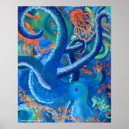 Póster Papel mate de Poster de Octopacifica