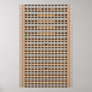 Póster Papel mural marrón