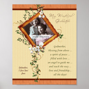 Póster Papel personalizado de GodMother 8x10 Lily Frame