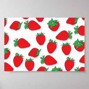 Póster Papel pintado de la fresa
