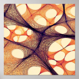 Póster Papel pintado esquemático abstracto eléctrico sin
