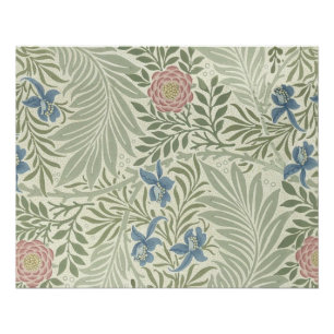 Póster Papel pintado floral Larkspur de William Morris