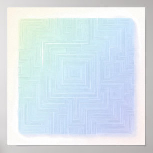 Póster Papel pintado y estampa artística Laberinto Lumino