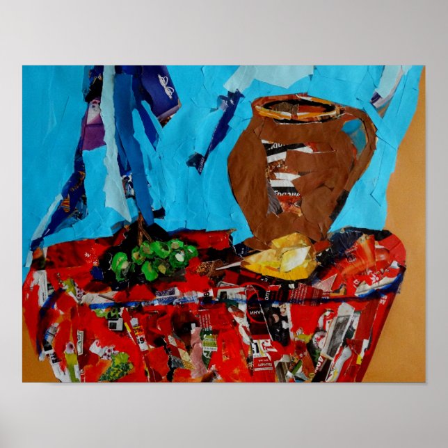 Póster Papel Poster de valor de la cadena de vida fija (Frente)