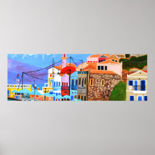 Póster Papel Poster de valor de la costa griega (Matte)