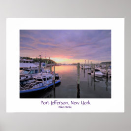 Póster Papel Poster de valor de Port Jefferson NY (Matte)