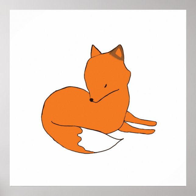 Póster Papel Poster de valores de Fox (Matte) (Frente)
