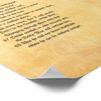 Póster Papel Poster (Matte) de Liechtenstein Zettel Print