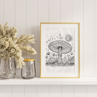 Póster Papel Poster SHROOMY (Matte)