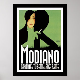Póster Papeles de cigarrillo de Modiano