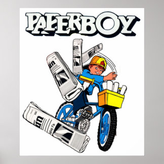 Póster Paperboy Arcade