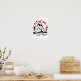 Póster Paperwork Chaos Abominable Snowman