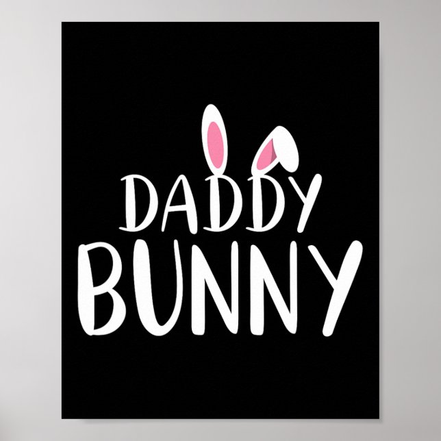 Póster Papi Bunny Easter Embarazada Mamá Matando Pareja (Frente)