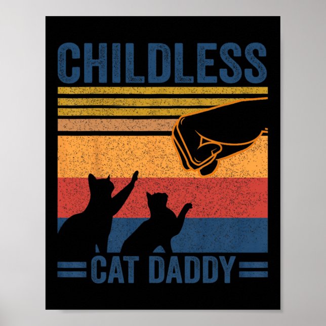 Póster Papi De Gato Sin Hijos 2024 Para Que El Presidente (Frente)