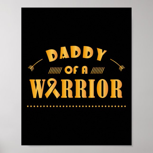 Póster Papi de una guerra contra el cáncer infantil (Frente)