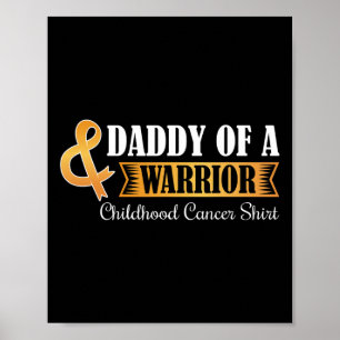 Póster Papi de una guerra contra el cáncer infantil