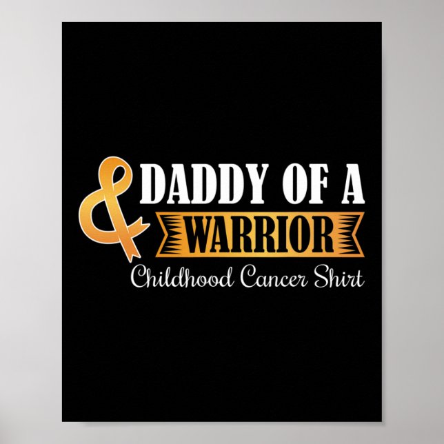 Póster Papi de una guerra contra el cáncer infantil (Frente)