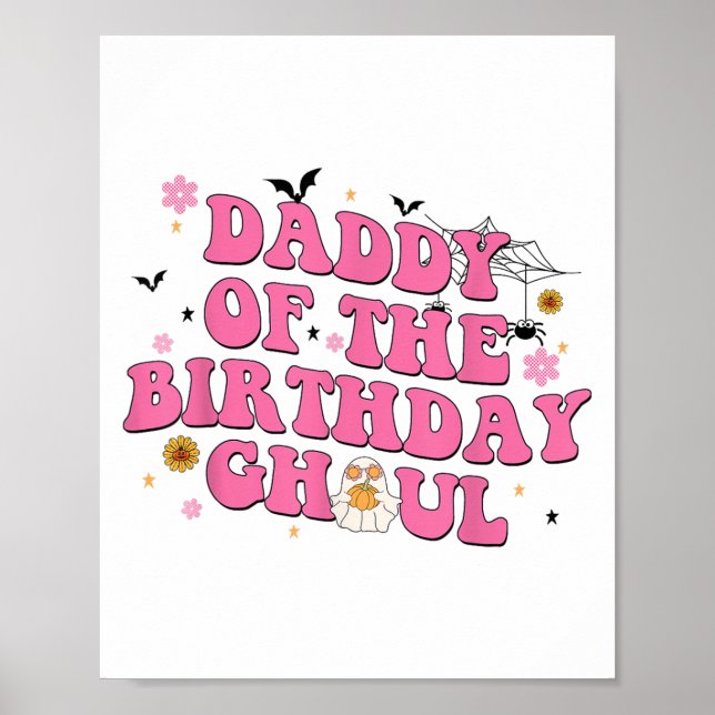 Póster Papi Del Costum Ghoul Ghost Halloween (Frente)