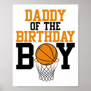 Póster Papi Del Cumpleaños De La Familia De Sketll