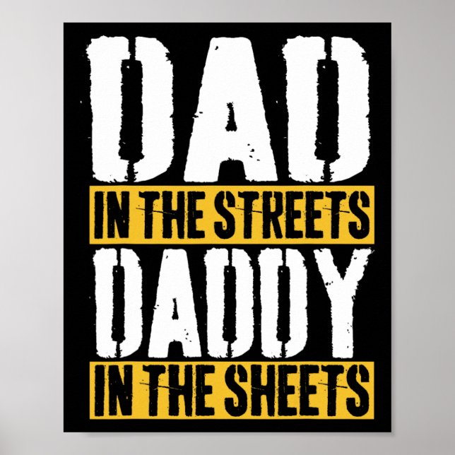 Póster Papi en las calles en el día del padre39 (Frente)