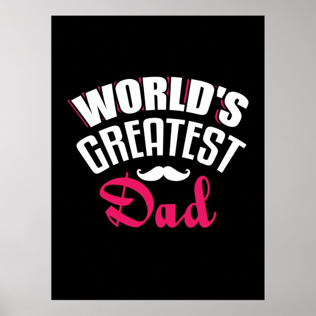 Póster Papi Gift World Greatest Dad (Frente)