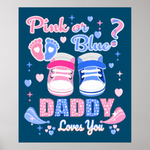 Póster Papi Rosa O Azul Te Ama