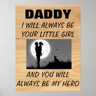 Póster Papi siempre seré tu pequeña chica