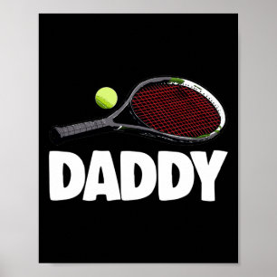 Póster Papi Tenis Es Una Mujer Divertida Juega De Tenis B