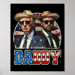 Póster Papi Trump Divertido Trump Es Mi Papá