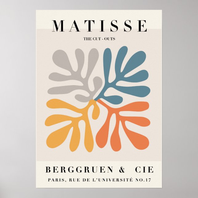 Póster Papiers Coupes (Frente)