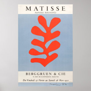 Póster Papiers de Matisse