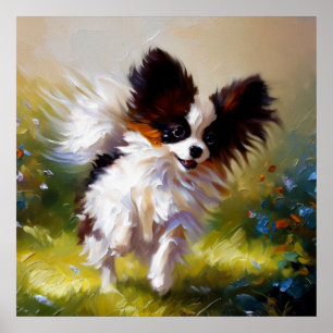 Póster Papillon Dog