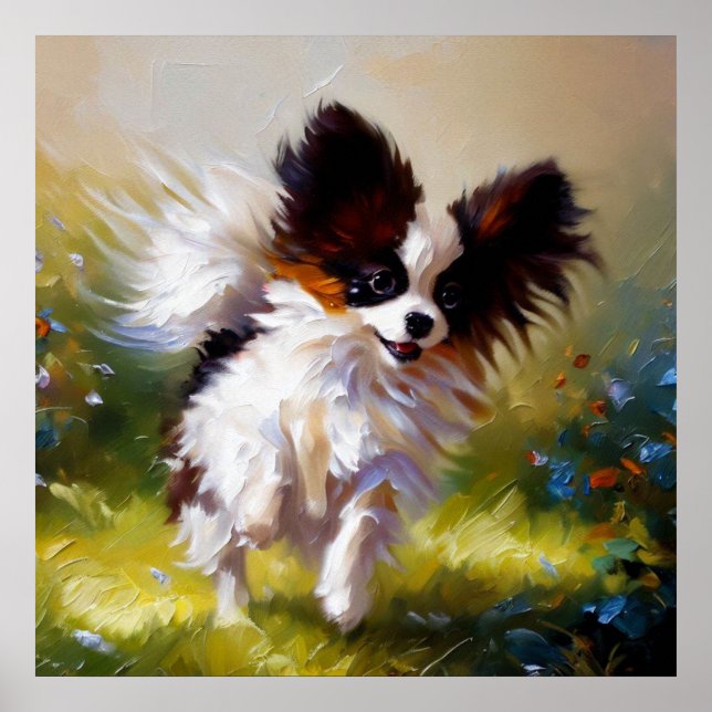 Póster Papillon Dog (Frente)