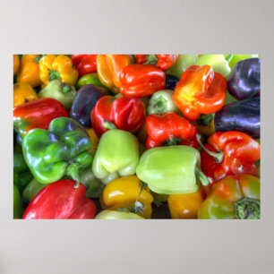 Póster Paprikas Coloridos