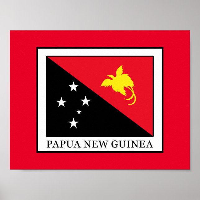 Póster Papúa Nueva Guinea (Frente)