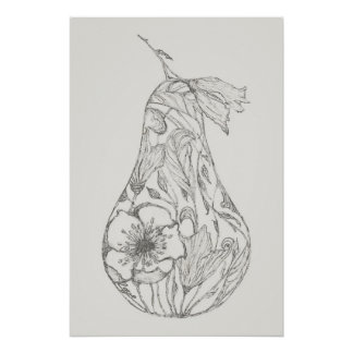 Póster Papyrus Rose by Raye Semone