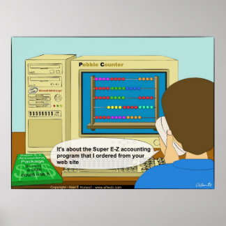 Póster Paquete de contabilidad