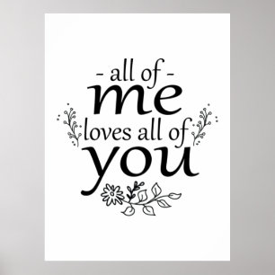Póster Par Regalo A Todos Me Ama A Todos Ustedes
