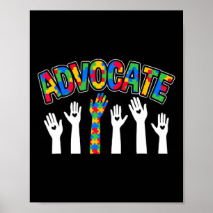 Póster Para Aby Therapist Teacher Parent Autism Awareness