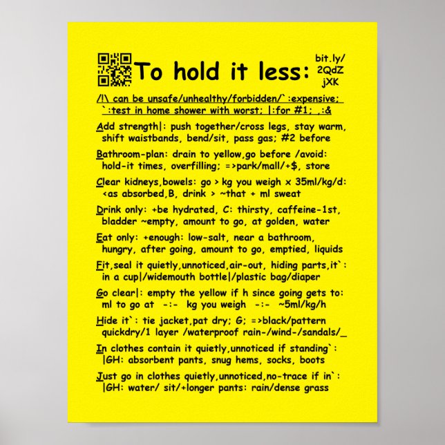 Póster "Para aguantar menos" pequeño poster (Frente)
