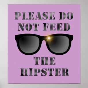 Póster para alimentar al Hipster