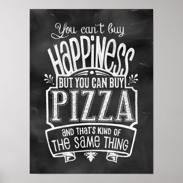 Póster para Amantes de la Pizza (Frente)