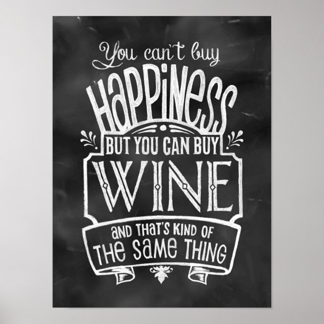 Póster para amantes del vino (Frente)