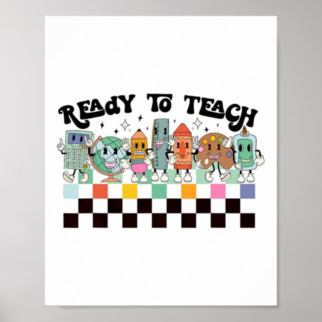 Póster Para Aprender Groovy Retro La Vida Del Profesor Pr (Frente)