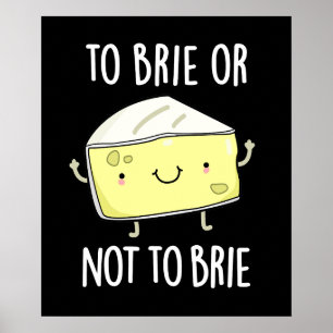 Póster Para Brigar O No Para Brillar Gracioso Queso Pun O