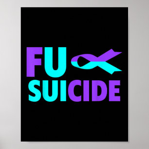 Póster Para Camiseta de Conciencia sobre el Suicidio - Pr